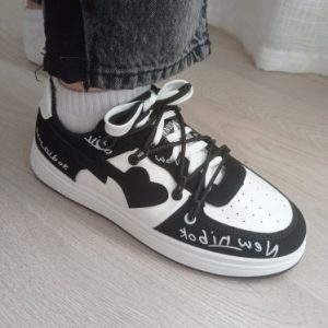 Bape Star Platform Shoes - Trendy Black Sneakers