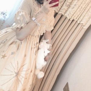 Beige Fairy Lolita Dress - Cute Princess Cosplay Fashion