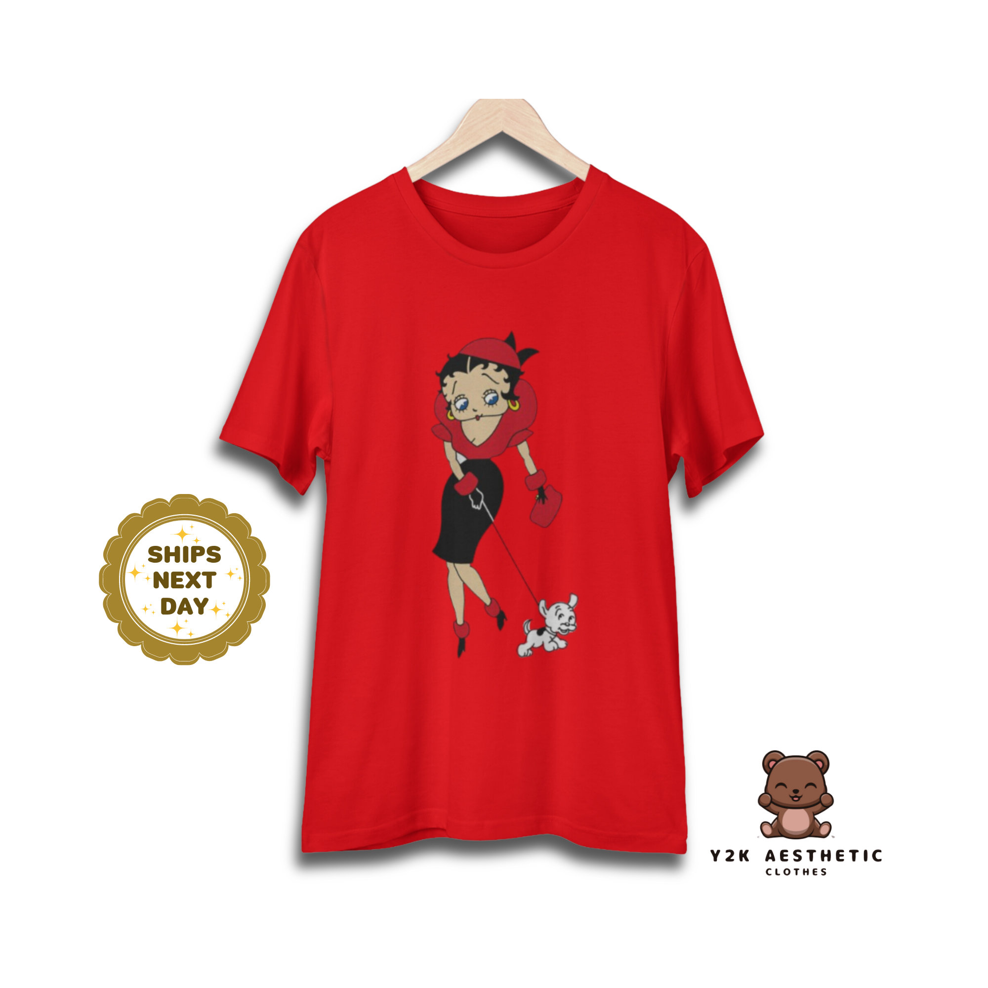 Betty Boop Women's Crewneck Sweatshirt - Cartoon Casual Shirt