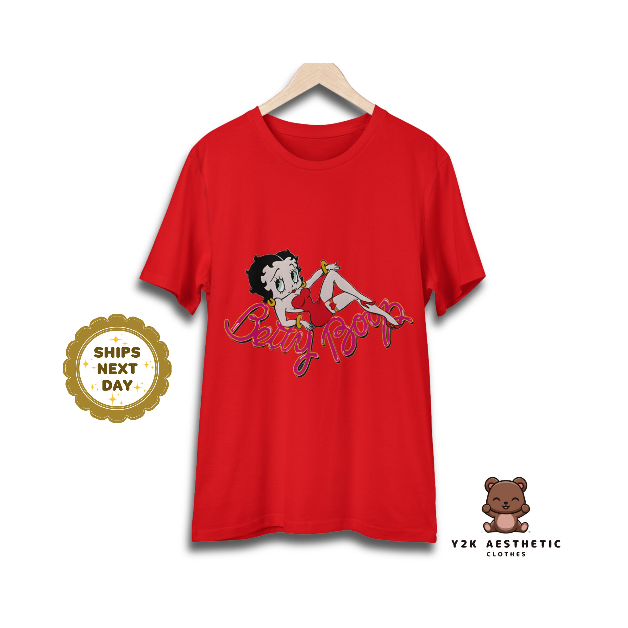 Betty Boop Women's Crewneck Sweatshirt - Cartoon Casual Shirt