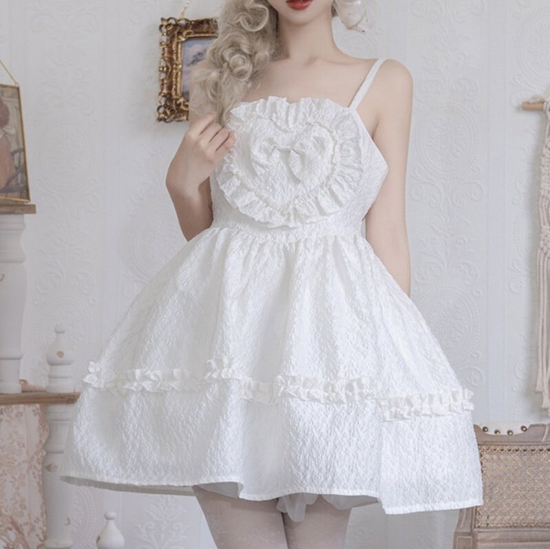 Black/White Lolita Gothic Princess Party Dress