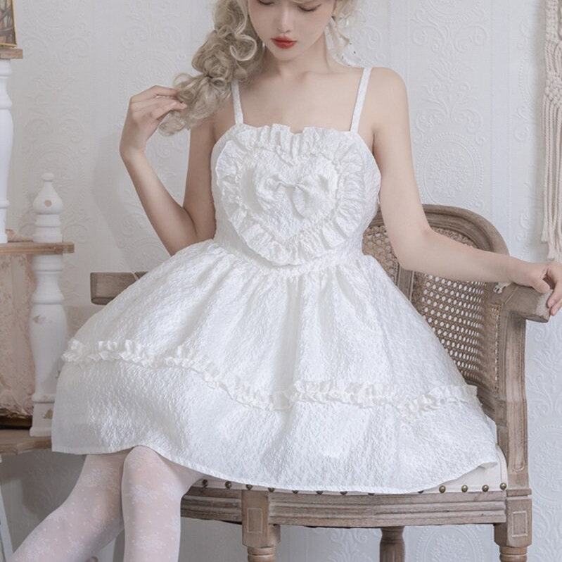 Black/White Lolita Gothic Princess Party Dress