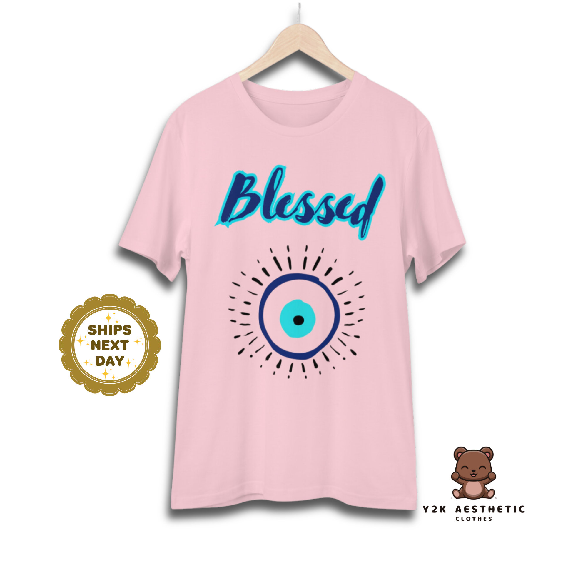 Blessed Graphic Shirt - Y2K Aesthetic Clothing