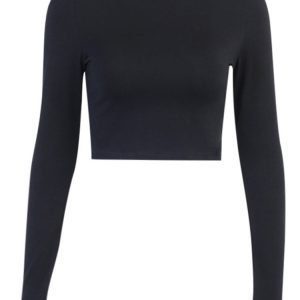 Blessed Sexy Long Sleeve Gothic Crop Top