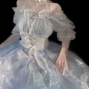 Blue Lolita Dress - Sweet Summer Fashion