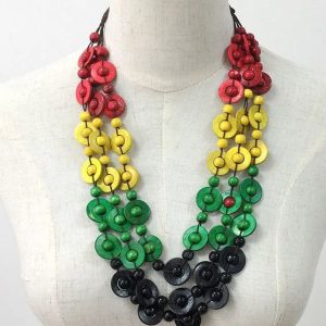 Bohemian Vintage Colorful Rope Chain Necklace