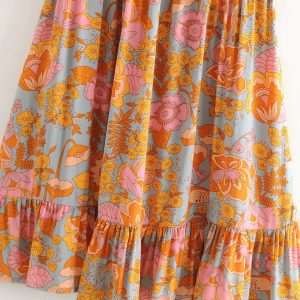 Boho Flower Girl Dress - Y2K Clothing