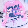 Bunny Girls Unisex Sweatshirt - Cute Rabbit Girls, Y2K Fairy Kei Style
