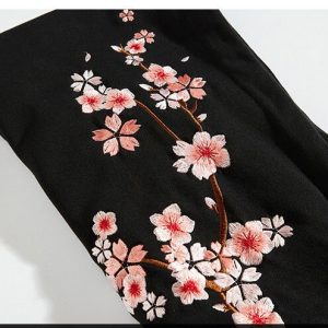Butterfly Embroidery Hoodie - Harajuku Streetwear