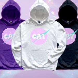 Cat Celestial Hoodie - Y2K Style Aesthetic Gift for Cat Lovers