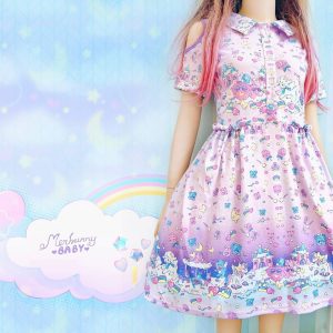 Celestial Fun Fair Dress - Y2K Fashion - Fairy Kei