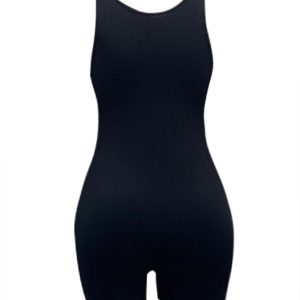 Christian Sexy Sleeveless Bodysuit - Y2K Stretchy Streetwear