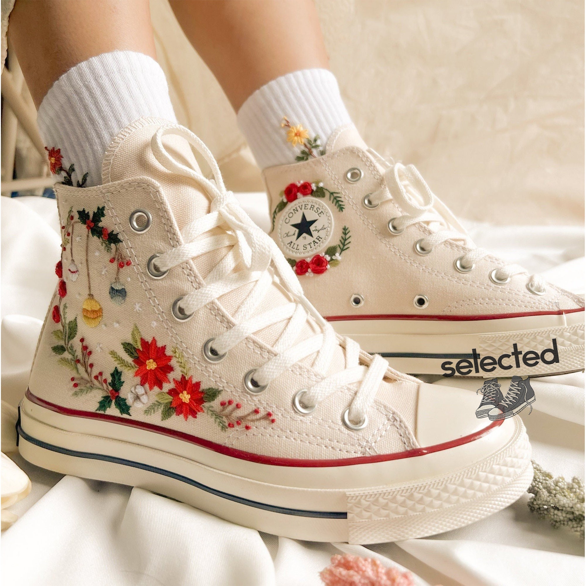 Christmas Chuck Taylor 1970s Sneakers