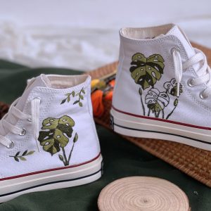 Custom Embroidered Y2K Converse High Tops