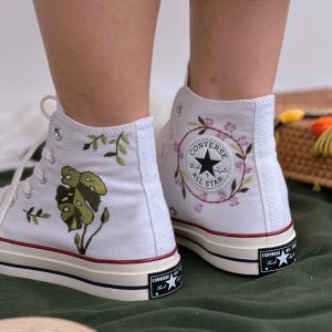 Custom Embroidered Y2K Converse High Tops