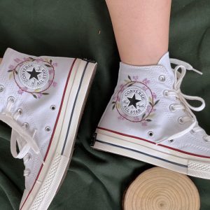 Custom Embroidered Y2K Converse High Tops