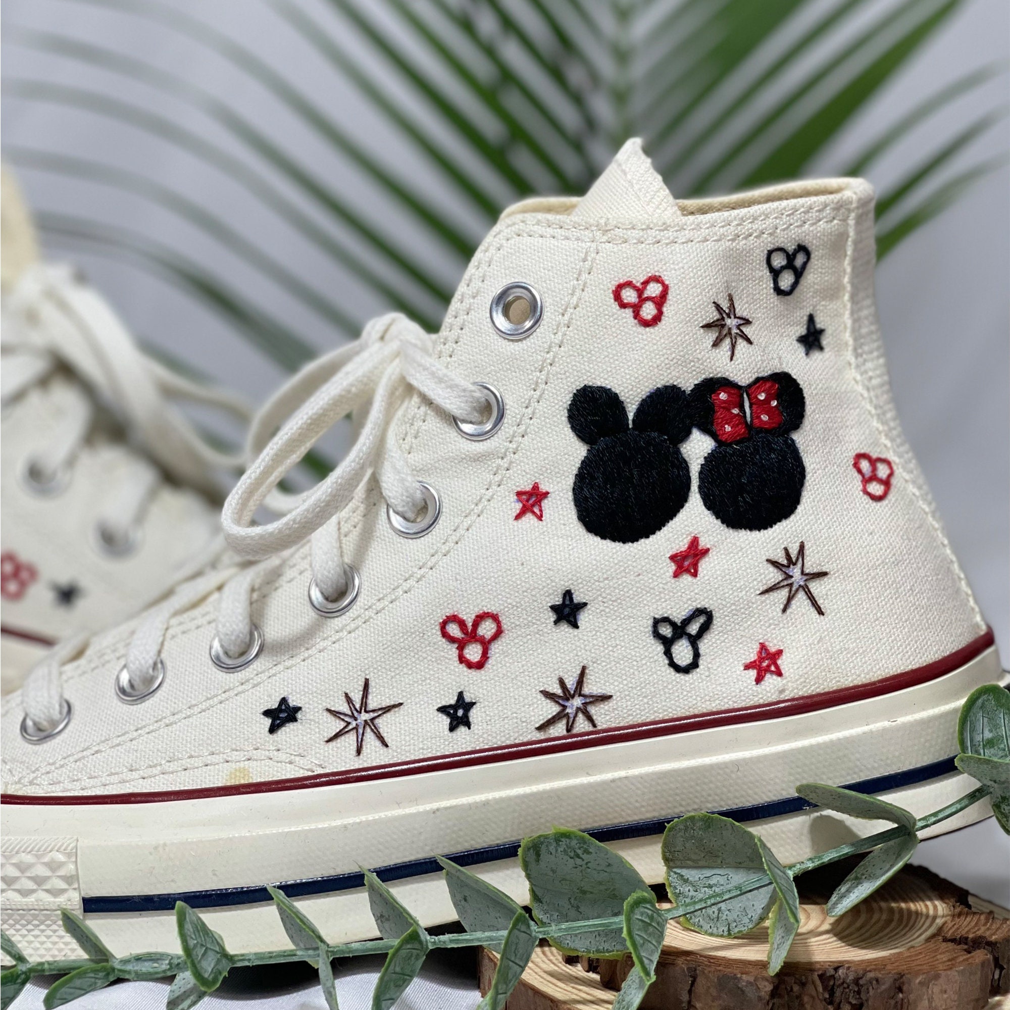 Custom Flower Converse | Y2K Clothing: Unique Handcrafted Sneakers