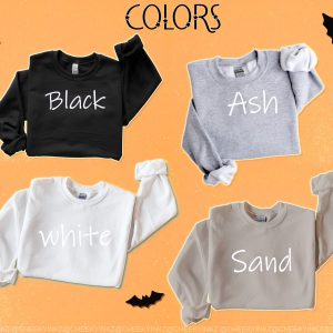 Cute AF Halloween Sweatshirt - Spooky Season Fall Crewneck