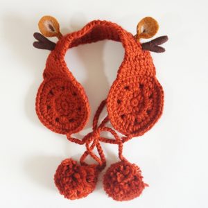 Cute Antler Earmuffs for Warmth & Style