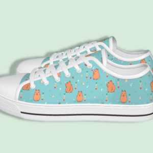 Cute Capybara Strawberry Shoes - Animal Lover Gifts