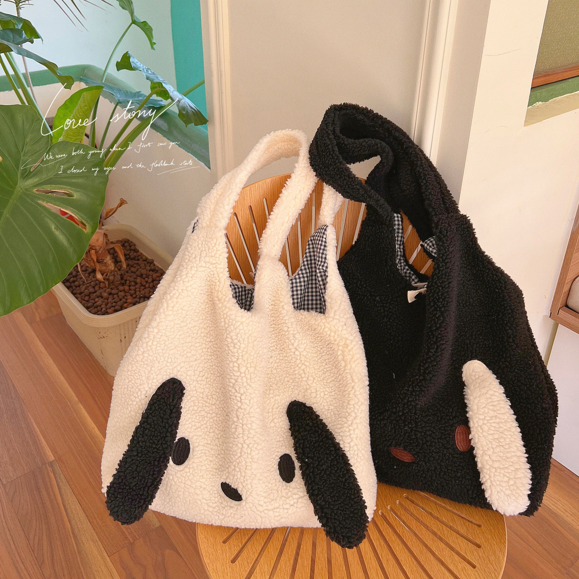 Cute Cartoon Bag with Big Ears - Kawaii HandBag