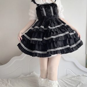 Cute Fairy JSK Sleeveless Princess Women Lolita Dress