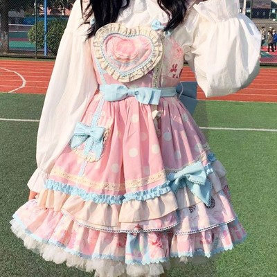 Cute Gothic Lolita Dress - Y2K Clothing Fashion