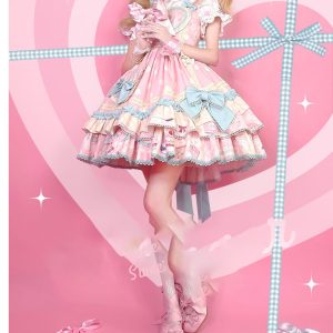 Cute Gothic Lolita Dress - Y2K Clothing Fashion