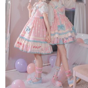 Cute Gothic Lolita Dress - Y2K Clothing Fashion