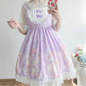 Cute Pink Lolita Dress - Kawaii Princess Style