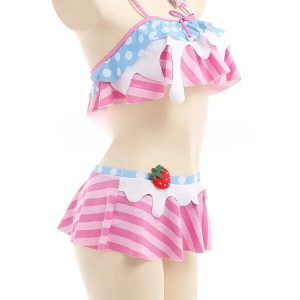 Cute Strawberry Bikini - Kawaii Cosplay Two Piece