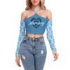 Cute Y2K Mercury Halter Top | Astrology Symbol Crop