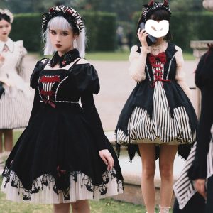 Elegant Black Gothic Lolita Dress: Embrace Dark Romance in Style
