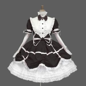 Elegant Gothic Style Black Lolita Dress: Exquisite and Timeless