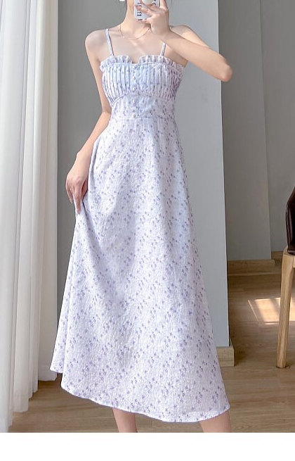 Elegant Korean Lady 2 Piece Dress Set - Thin Shirt Sleeveless Dresses