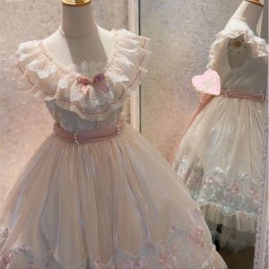 Elegant Lace OP Lolita Dress - Y2K Clothing