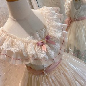 Elegant Lace OP Lolita Dress - Y2K Clothing