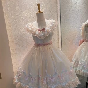 Elegant Lace OP Lolita Dress - Y2K Clothing