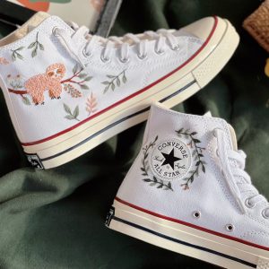 Embroidered Converse Chuck Taylor 1970s