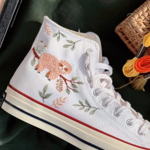 Embroidered Converse Chuck Taylor 1970s