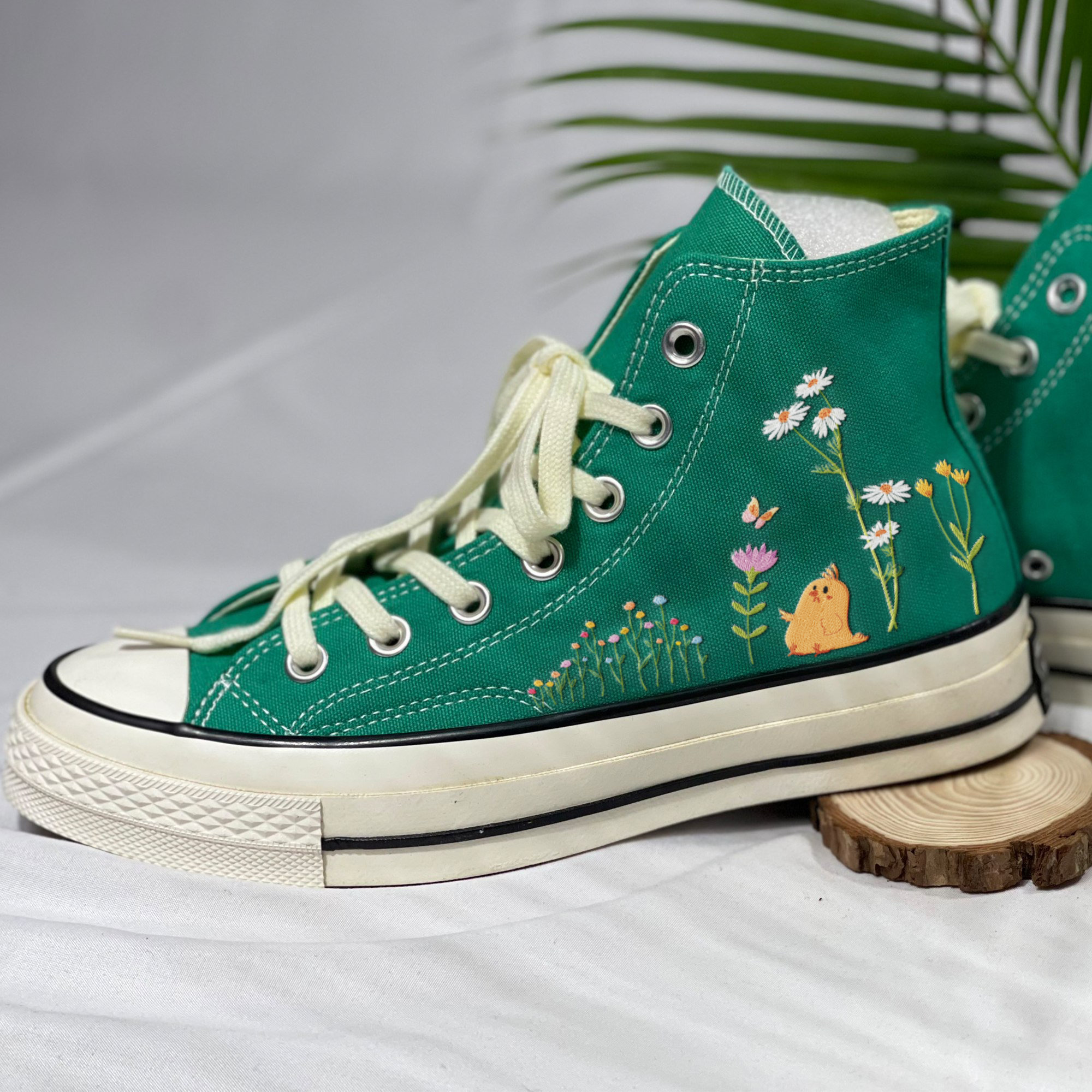 Embroidered Converse Pet Shoes