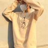 Embroidered Daisy Couple Sweater - Y2K Clothing