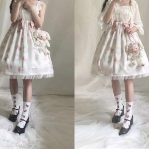 Enchanting Blue Fairy Lolita Dress - Perfect for Cosplay or Themed Parties
