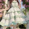 Enchanting Green Fairy Style Lolita Dress - Embrace Your Inner Fantasy