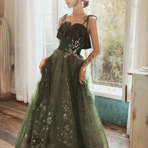 Fairy Green Gradient Prom Dress