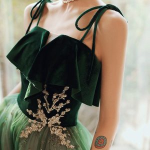 Fairy Green Gradient Prom Dress