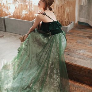 Fairy Green Gradient Prom Dress