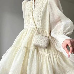 French Style A Line Bubble Princess Dress