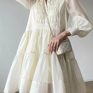 French Style A Line Bubble Princess Dress