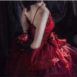 Gorgeous Red Lolita Fashion Dress for Summer